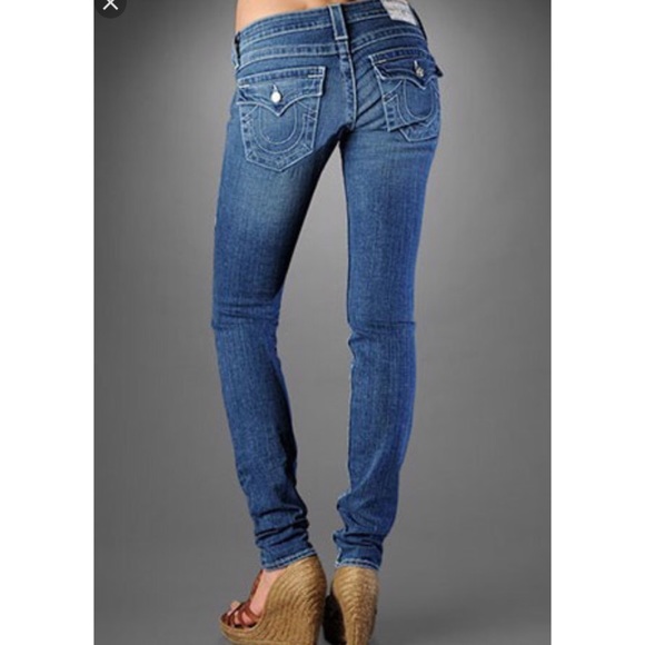 true religion flap pocket skinny jeans